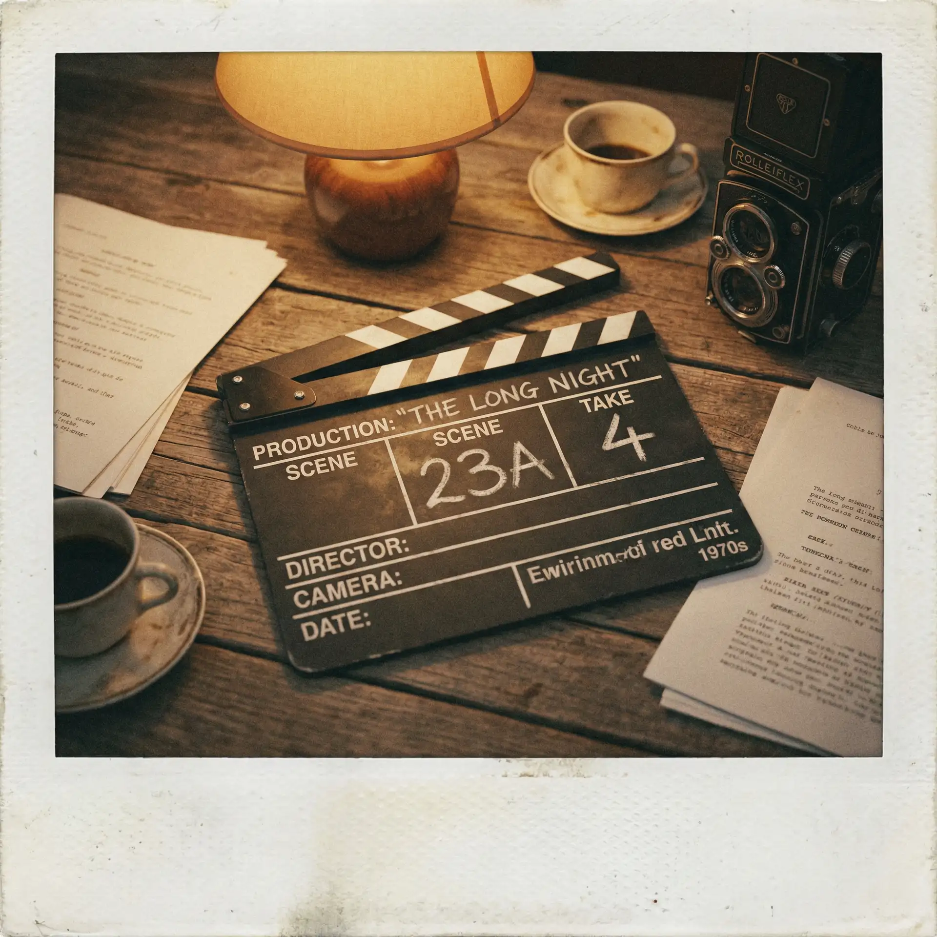 独立光影 幕后 - 场记板与剧本